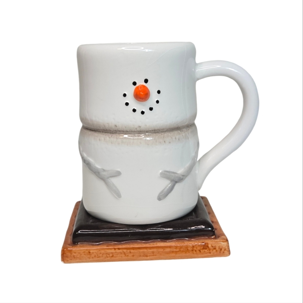 The Original S'mores Marshmellow Snowman Coffee Mug